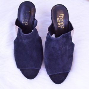 💥5/25 Franco Sarto heeled mules/slides size 6.5